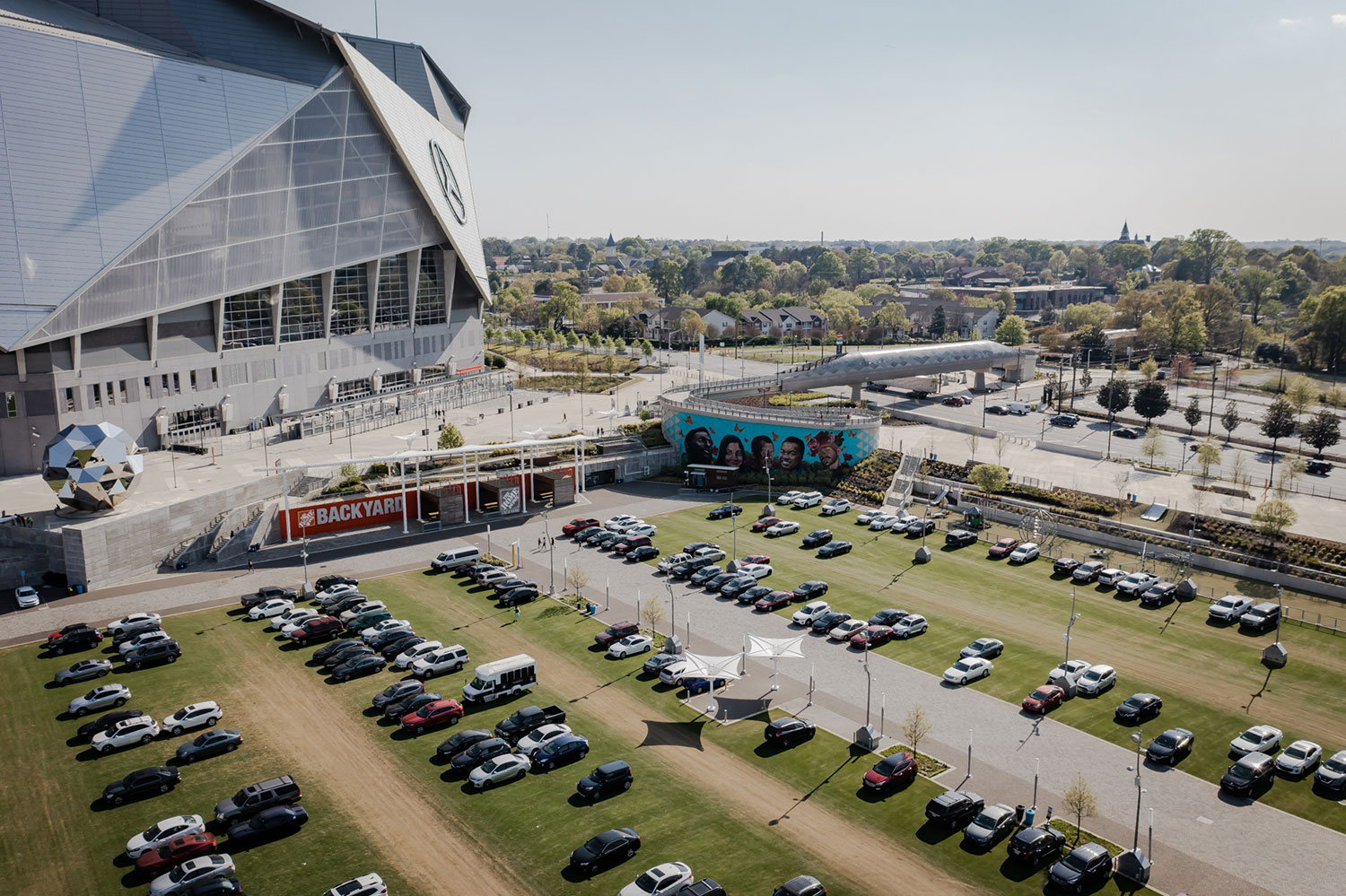 The Home Depot Backyard at Mercedes-Benz Stadium